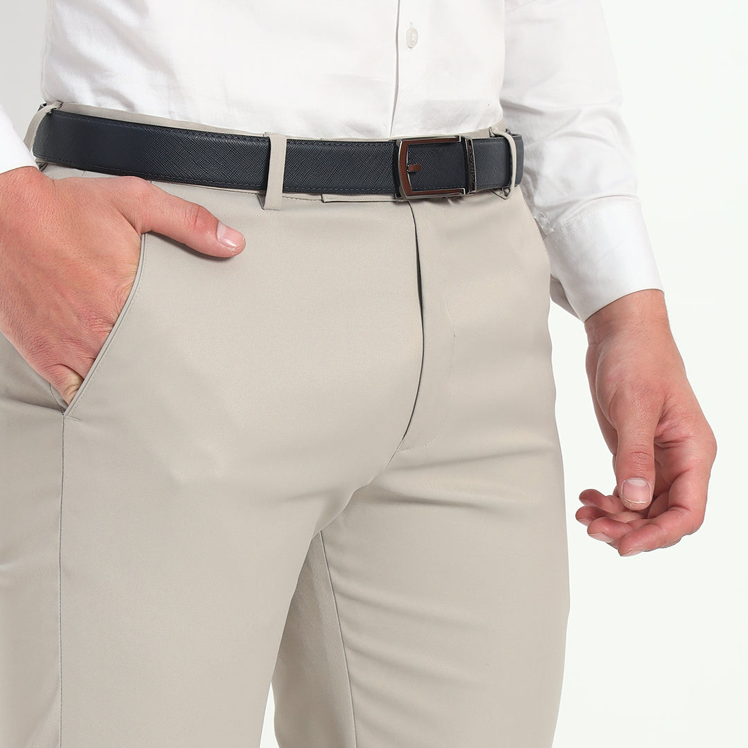 No Hole Leather Belt