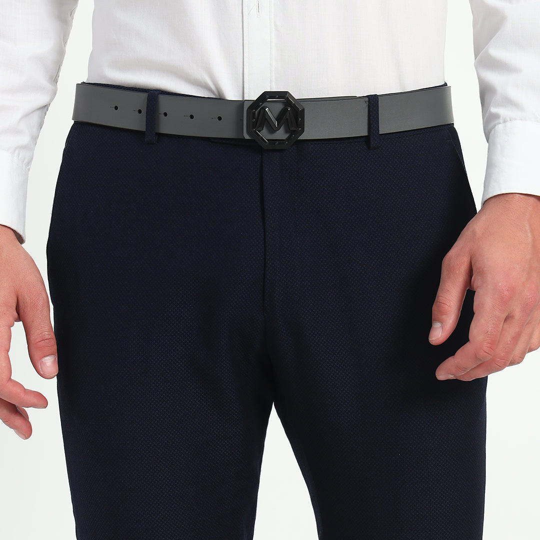 Face to Face Reversible Leather Belt with Signature Midas Buckle
