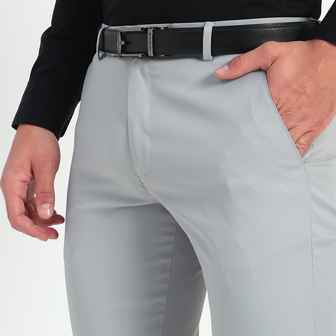 No Hole Leather Belt