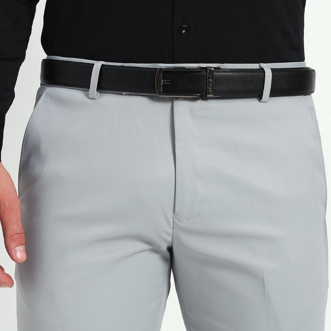 No Hole Leather Belt