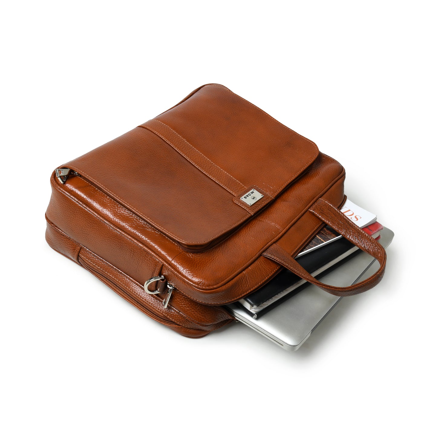 Midas Leather Travel Laptop Bag