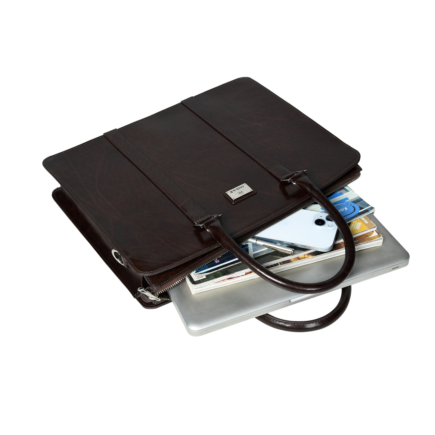 Premium Spanish Leather Laptop Bag