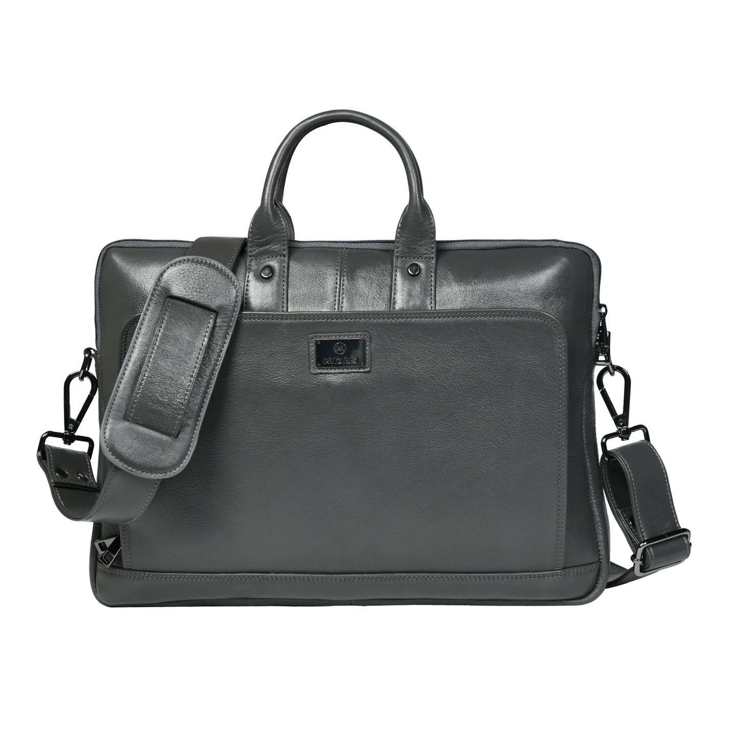 Midas Leather Slim Laptop Bag