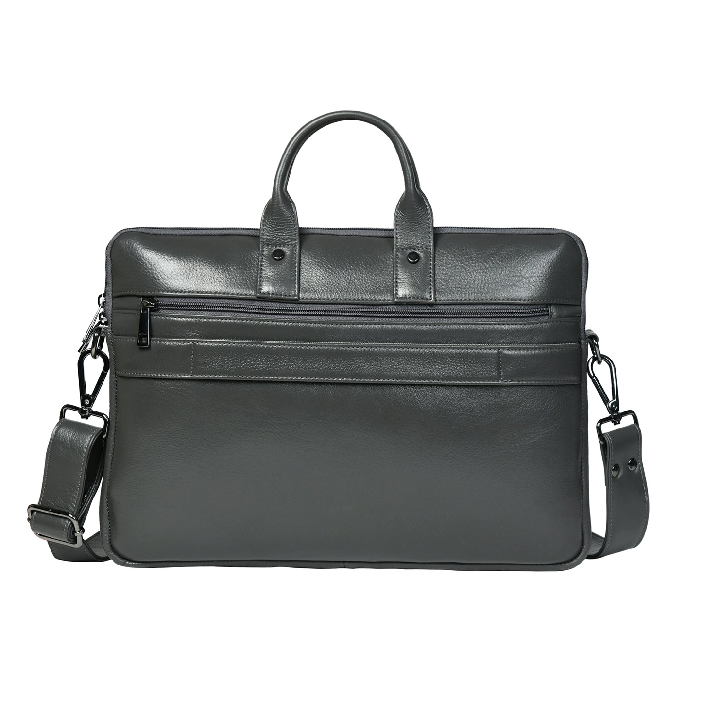 Midas Leather Slim Laptop Bag