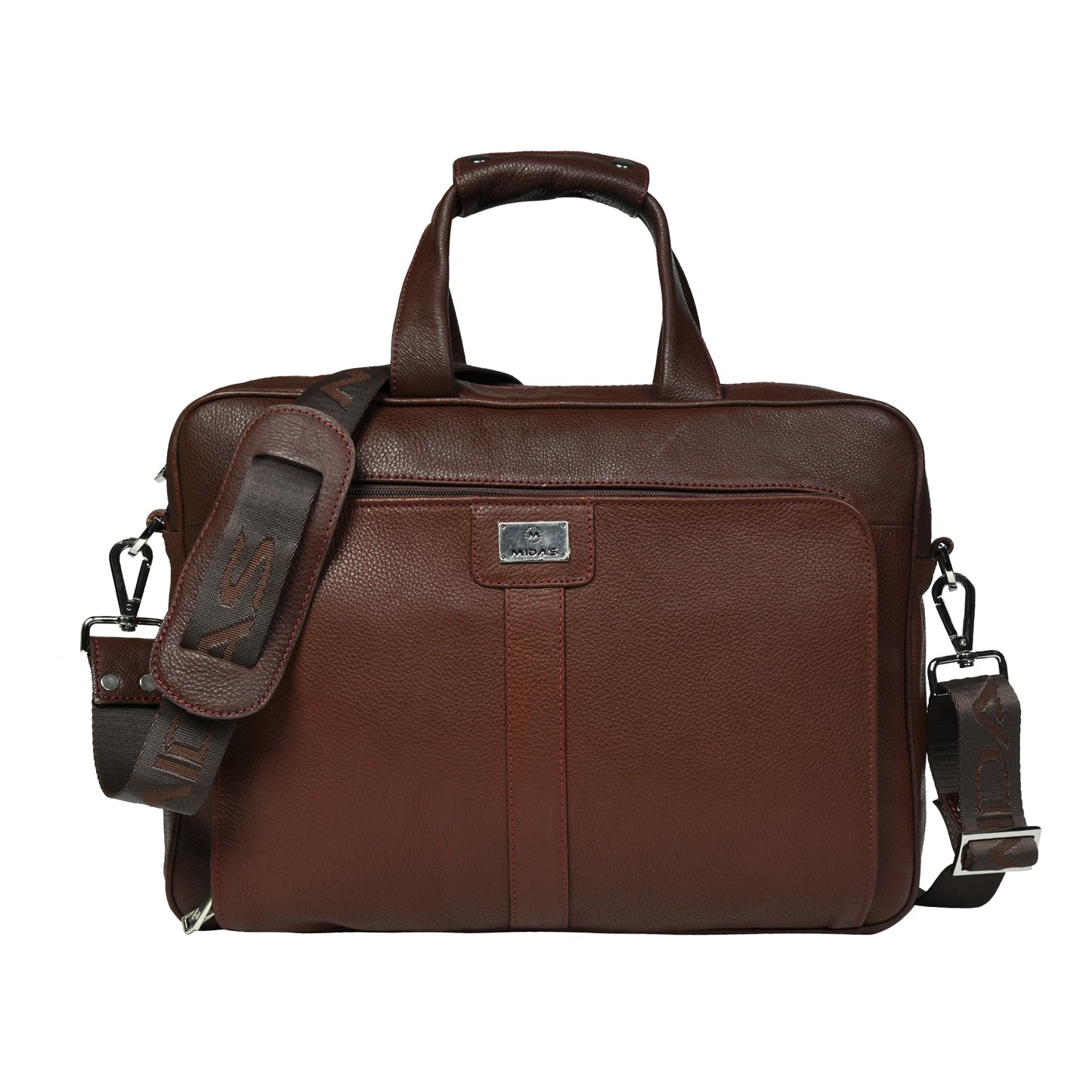 Midas Leather Travel Laptop Bag