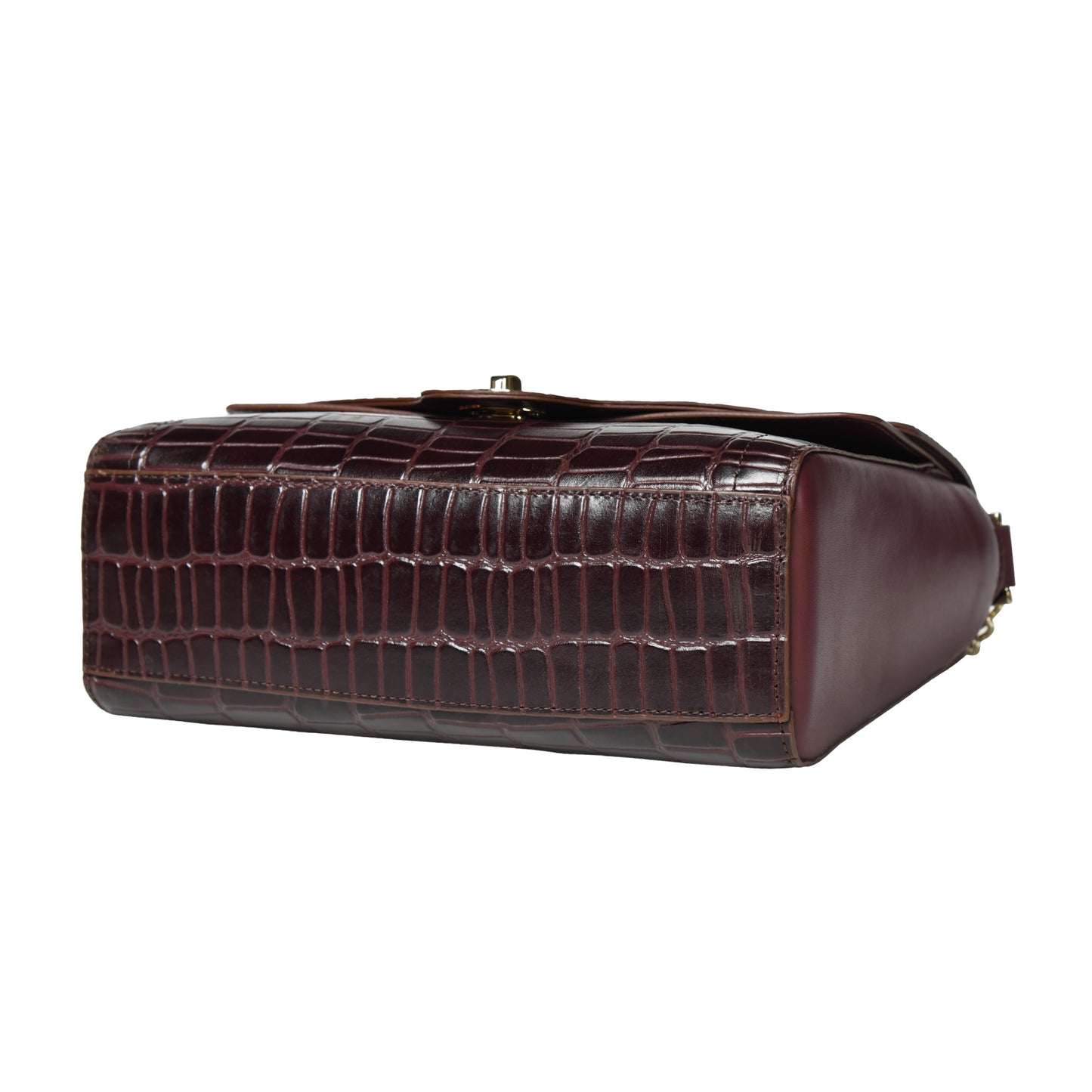 Women Crocodile Texture Leather Sling Bag