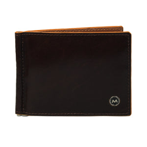 Brown Handmade Leather Wallets Front Photo
