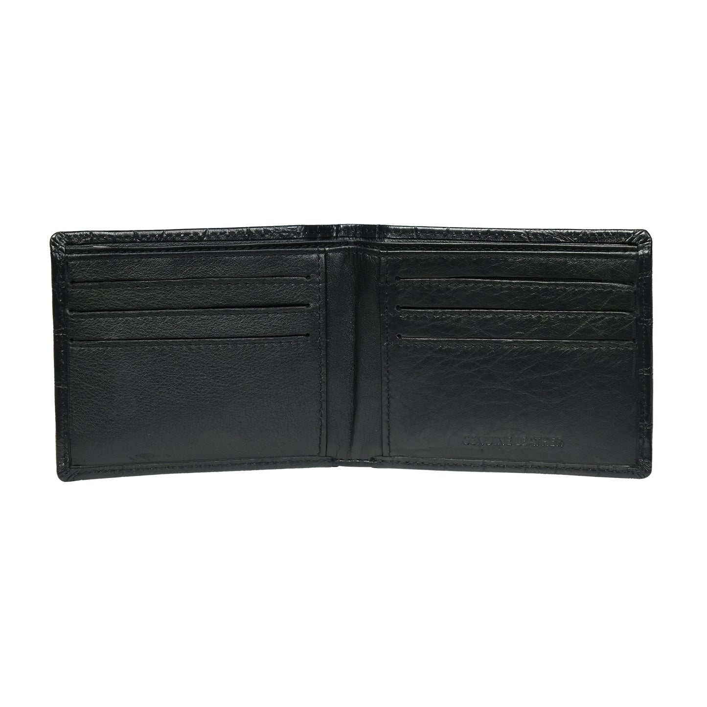 Men & Women Leather Wallet Croco Design Gift Pack
