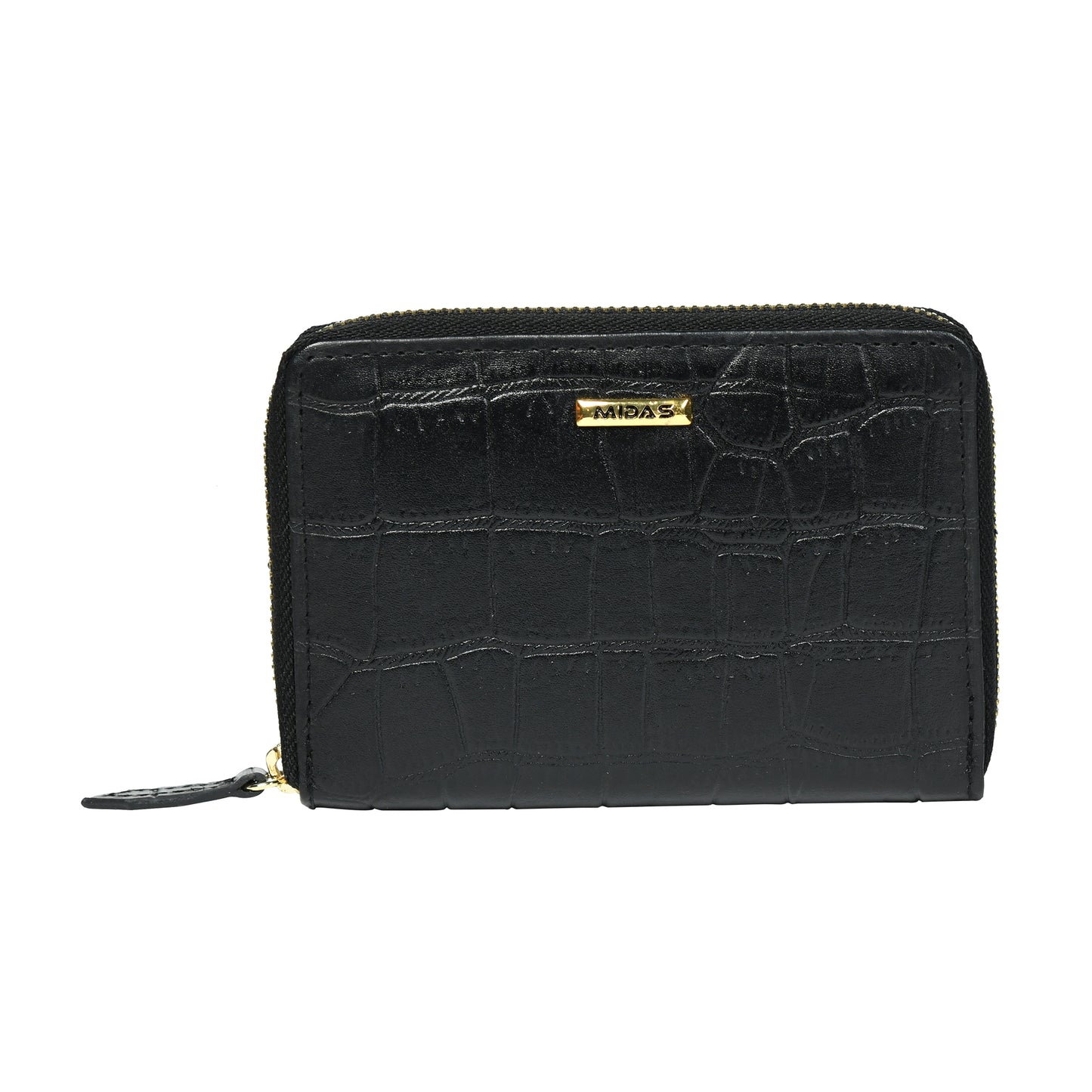 Men & Women Leather Wallet Croco Design Gift Pack