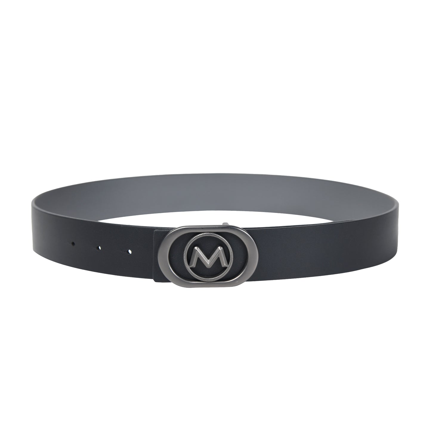 Men’s Premium Face To Face Reversible Leather Belt - Midas Signature Buckle