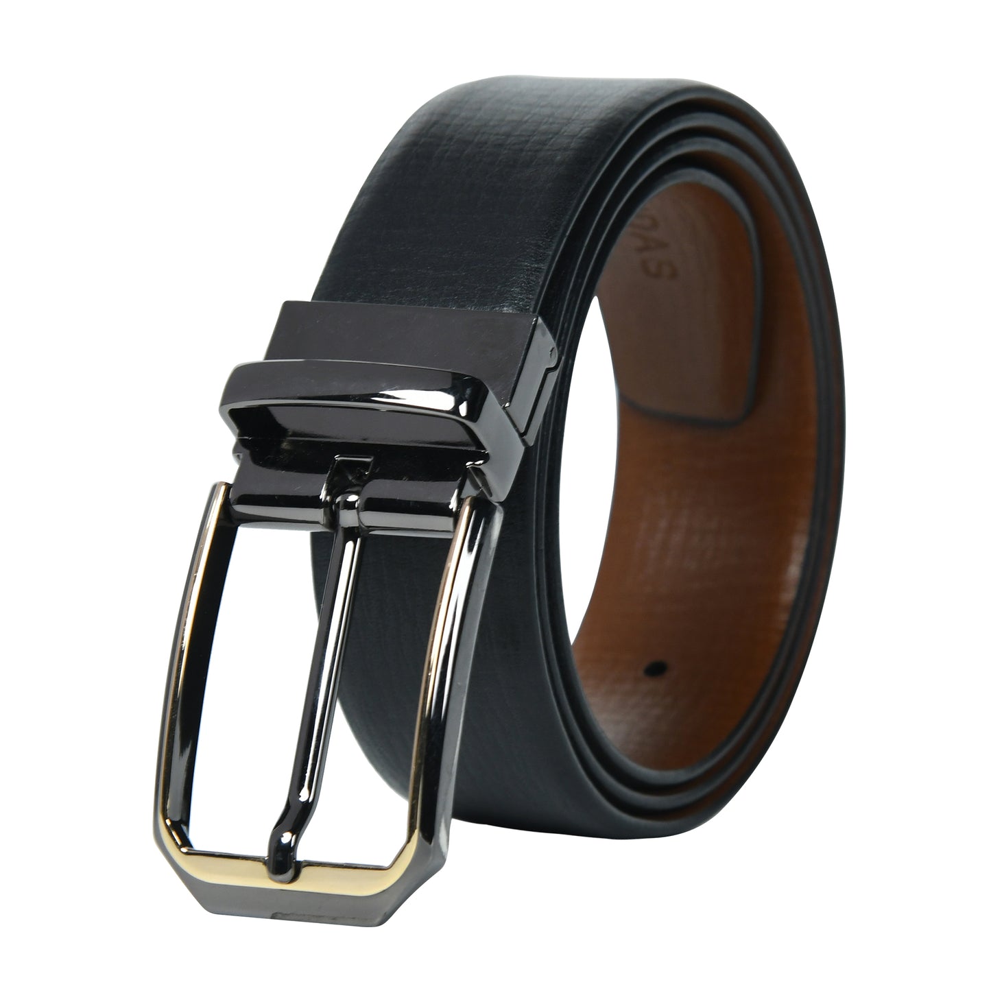 Midas Premium Reversible Leather Belt With Premium Buckle