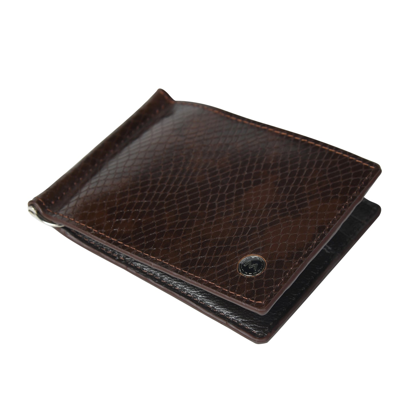 Men Premium Leather Money Clipper Wallet