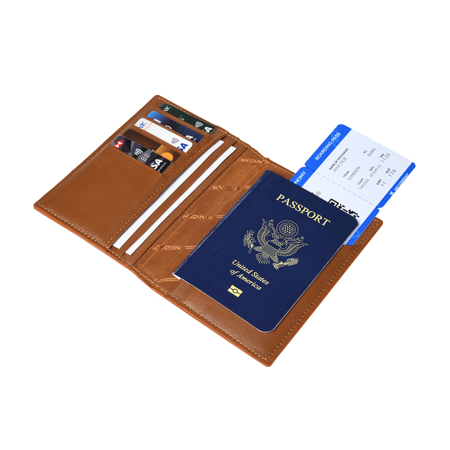 Premium Spanish Leather Passport Holder