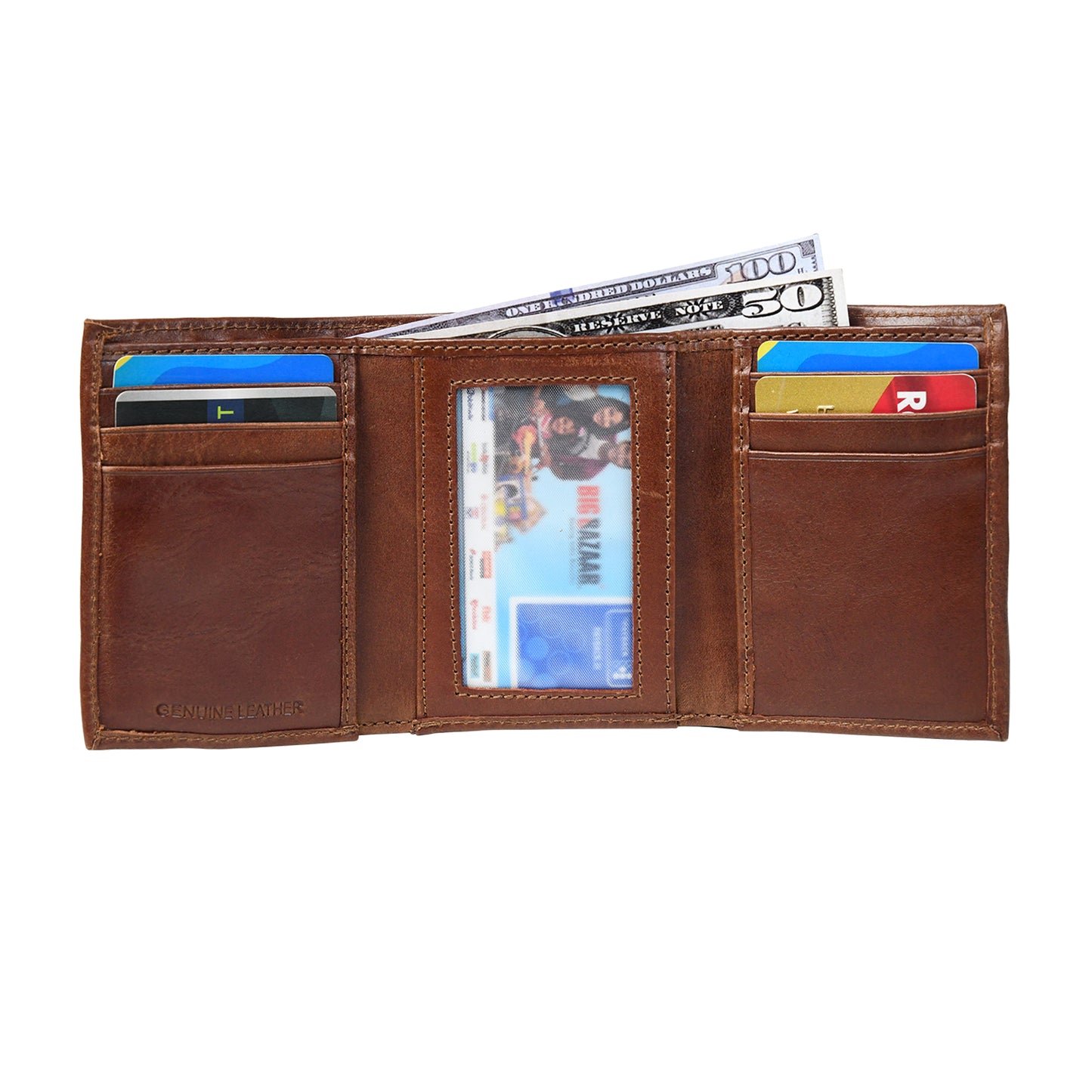 Men Casual Tri Fold Wallet