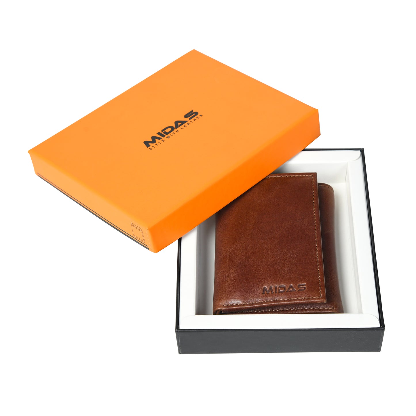 Men Casual Tri Fold Wallet