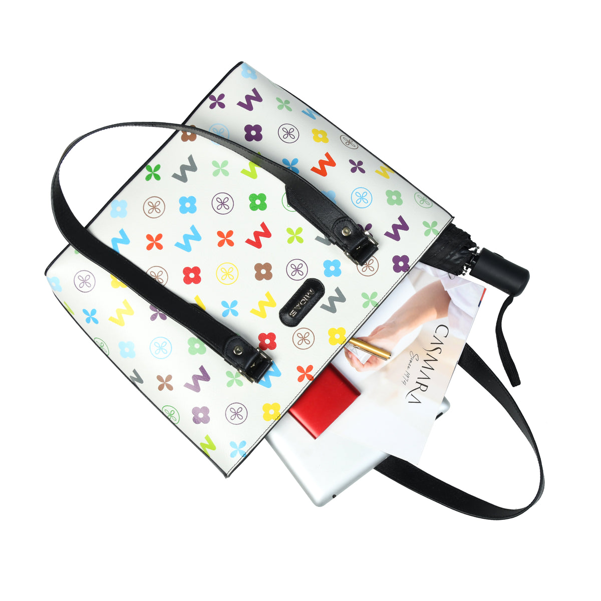 Premium Printed Leather Women’s Tote Bag