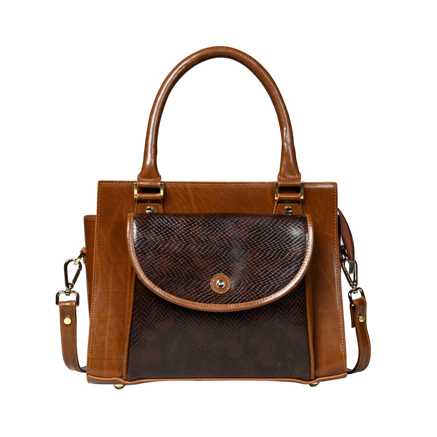 Ladies Premium Leather Hard Handbag