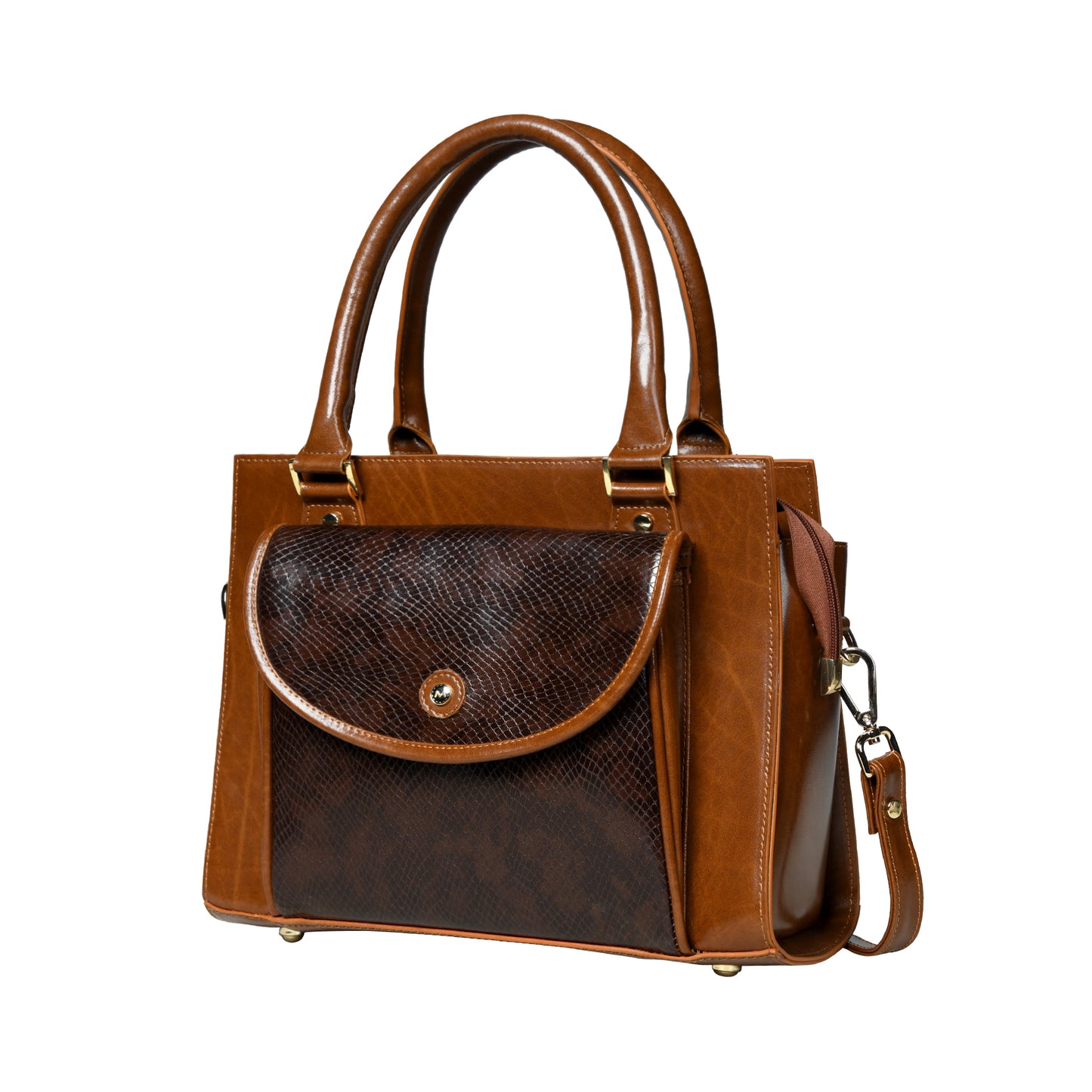 Ladies Premium Leather Hard Handbag