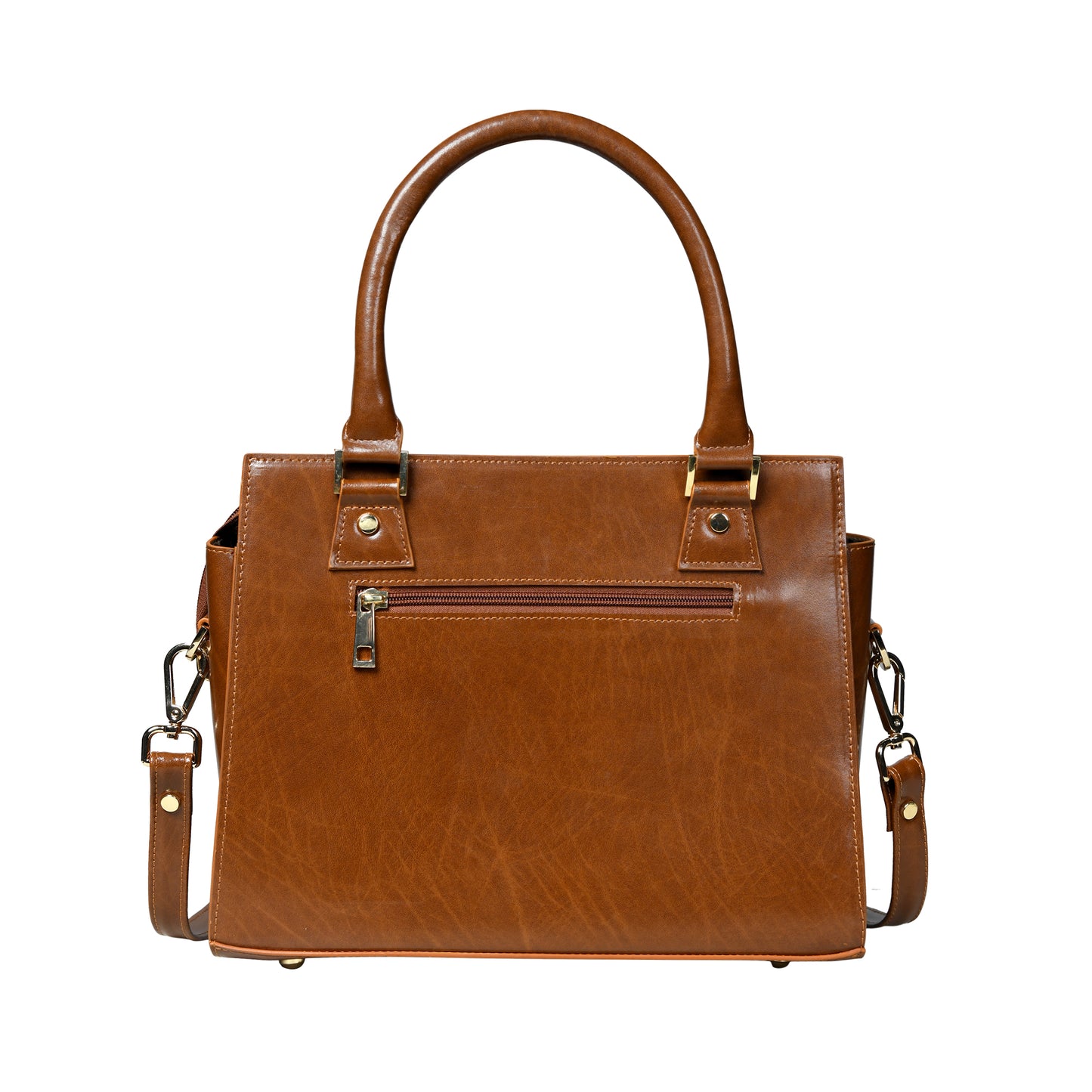 Ladies Premium Leather Hard Handbag