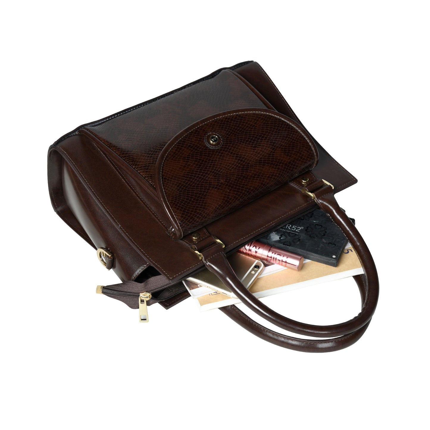 Ladies Premium Leather Hard Handbag