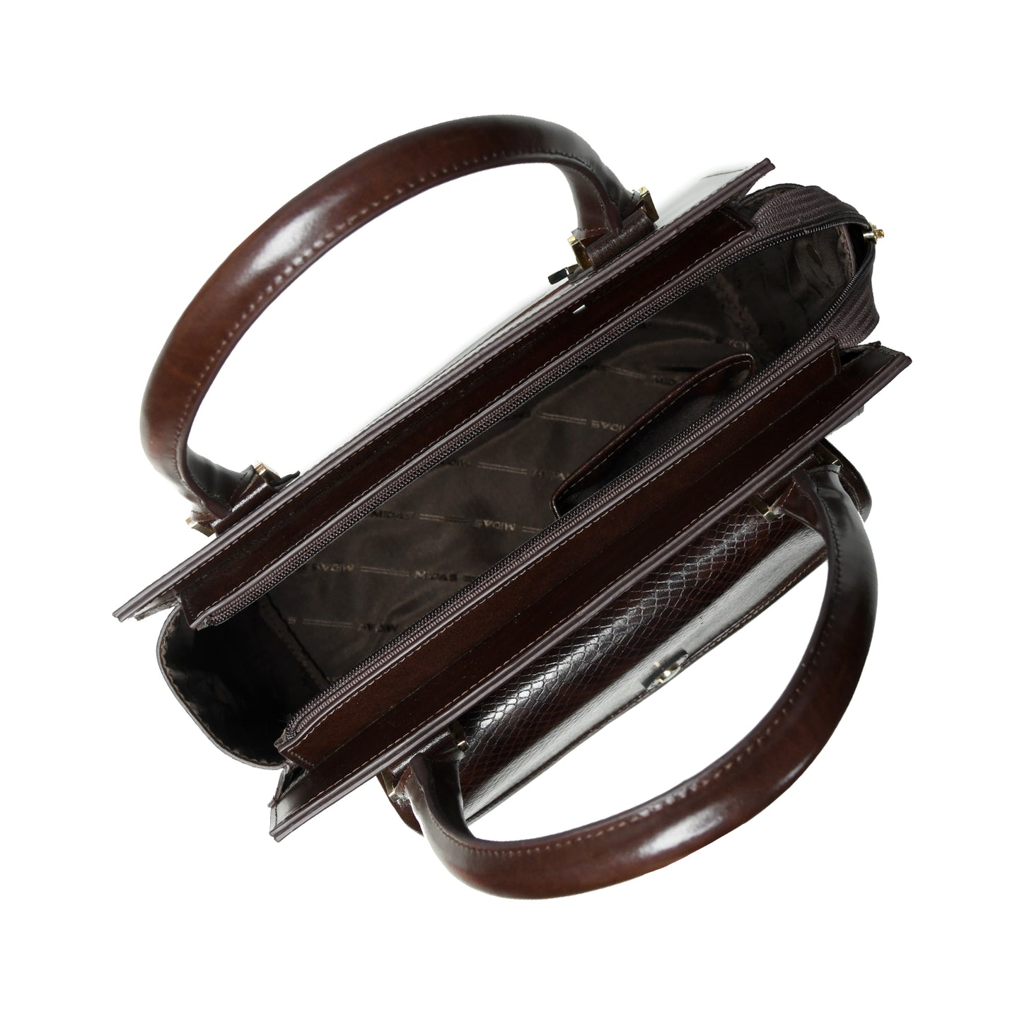 Ladies Premium Leather Hard Handbag
