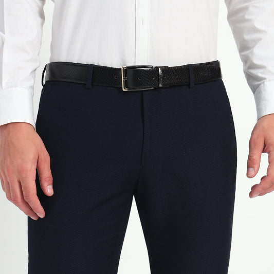 Midas Premium Reversible Leather Belt with Premium Buckle