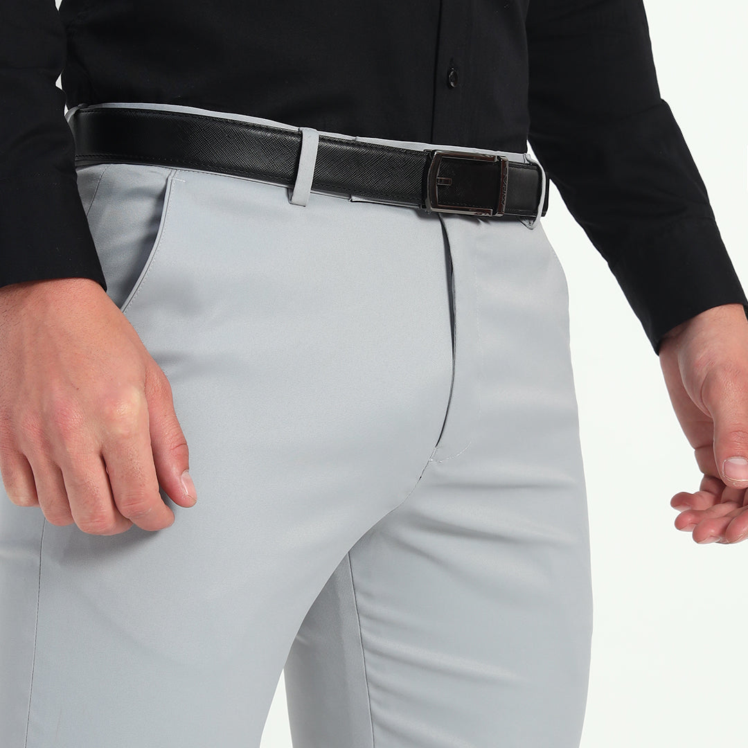 No Hole Leather Belt