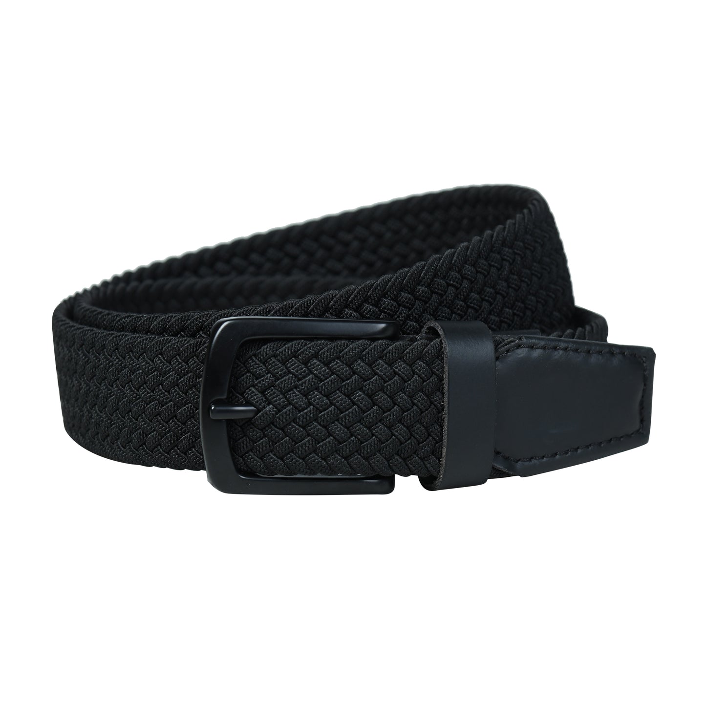 Premium Black Stretchable Canvas Leather Belt