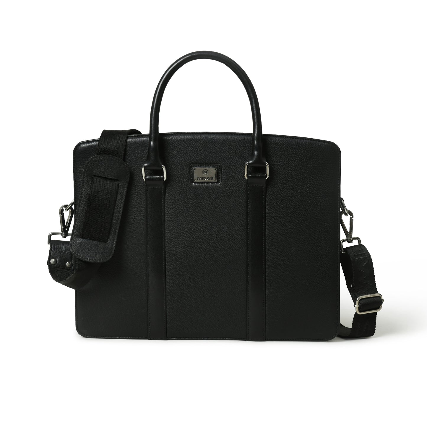 Midas Leather Hard Laptop Bag