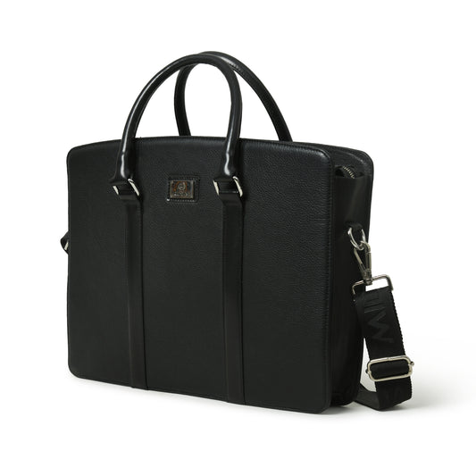 Midas Leather Hard Laptop Bag