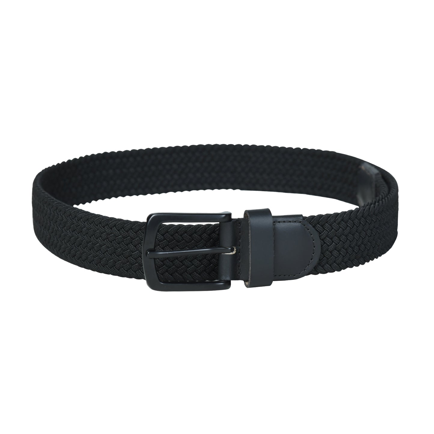 Premium Black Stretchable Canvas Leather Belt