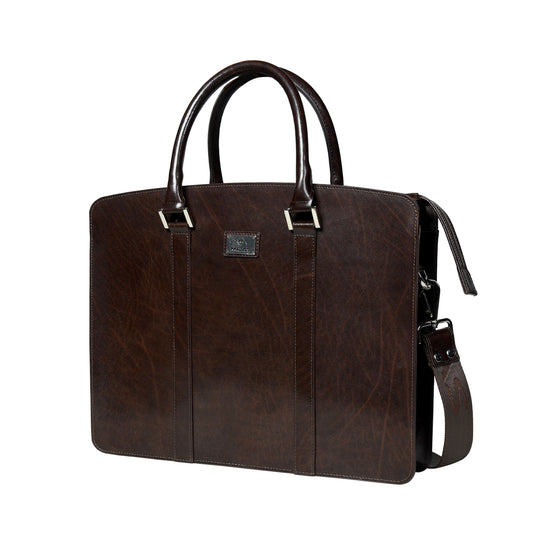 Premium Spanish Leather Laptop Bag