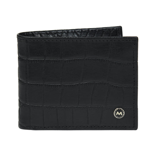 Men Crocodile Texture Leather Wallet