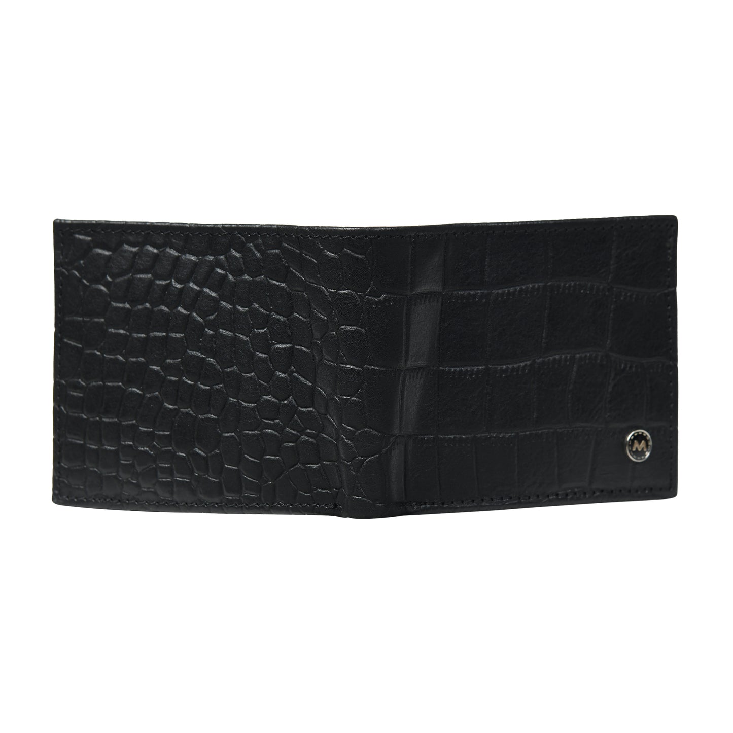 Men Crocodile Texture Leather Wallet
