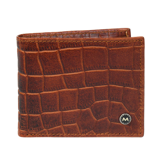 Men Crocodile Texture Leather Wallet