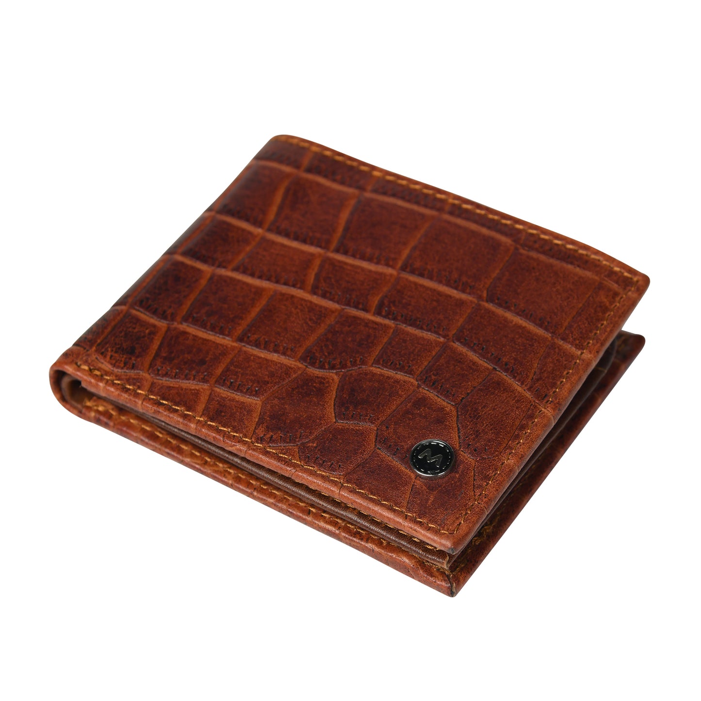 Men Crocodile Texture Leather Wallet