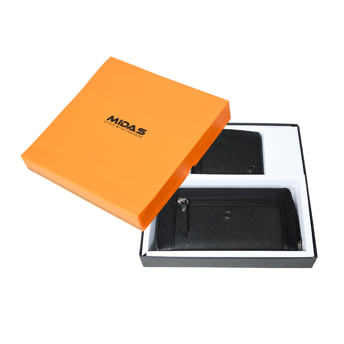 Genuine Leather Combo Gift Set for Men & Women – Wallet & Clutch