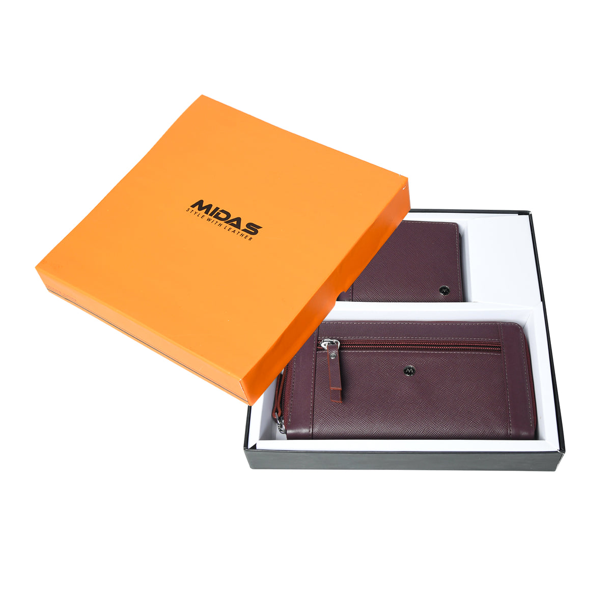 Genuine Leather Combo Gift Set for Men & Women – Wallet & Clutch