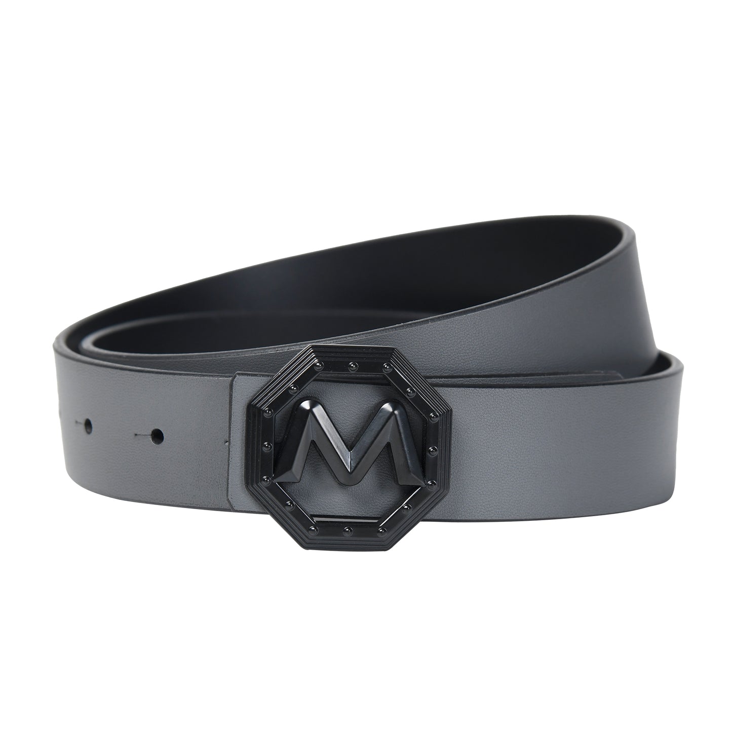 Face to Face Reversible Leather Belt with Signature Midas Buckle