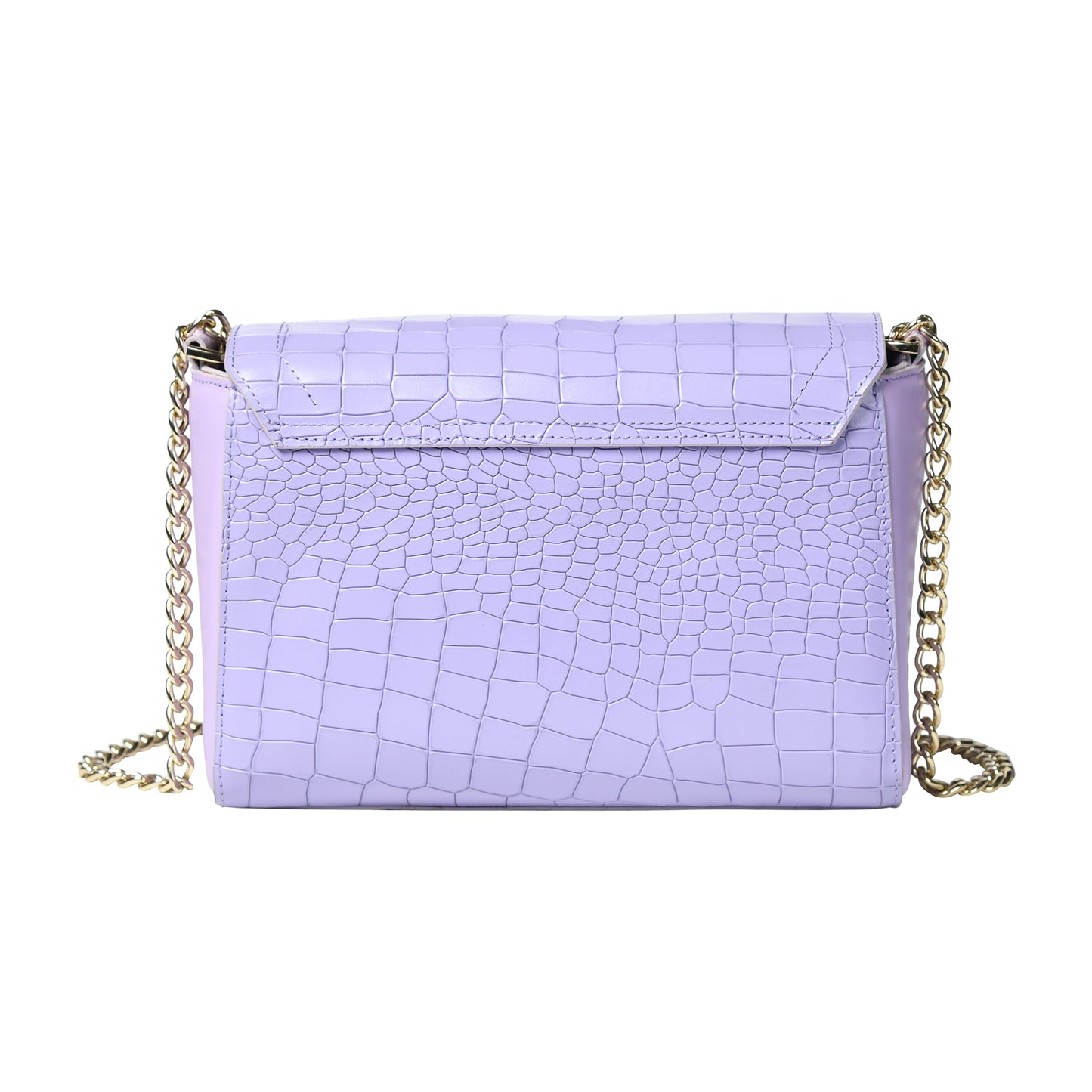 Women Crocodile Texture Leather Sling Bag