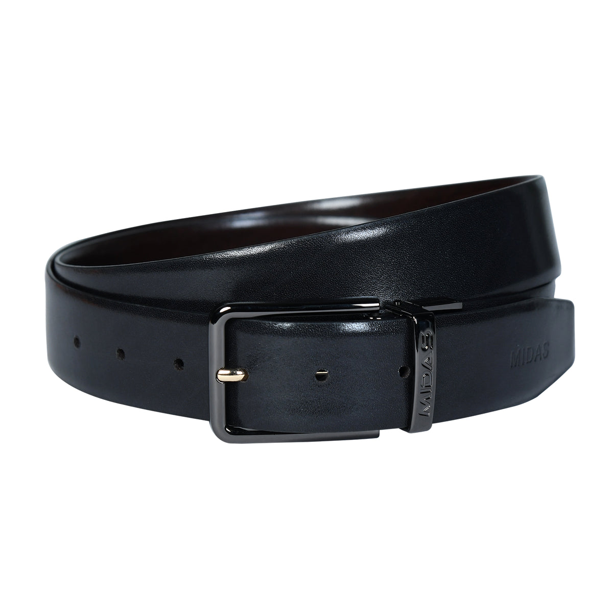 Premium Italian Leather Reversible Belt for Men