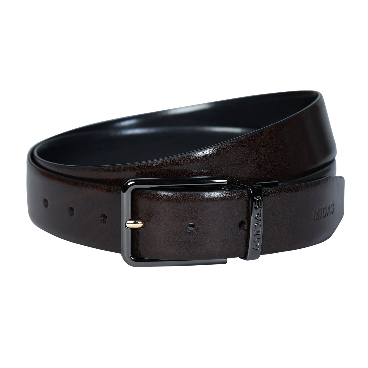 Premium Italian Leather Reversible Belt for Men