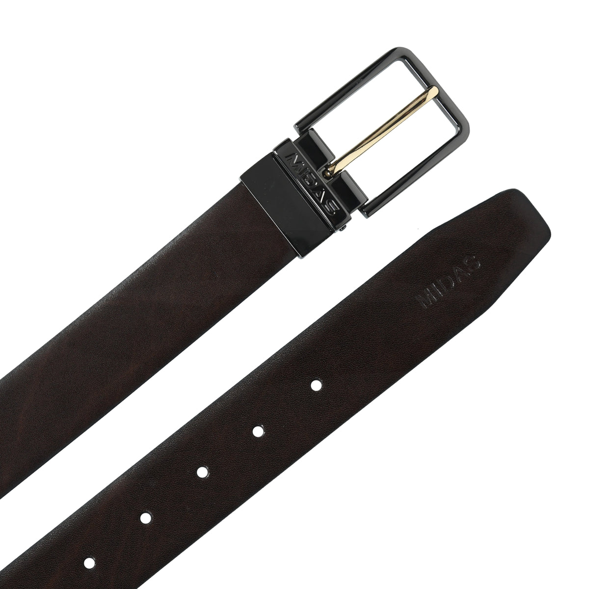 Premium Italian Leather Reversible Belt for Men