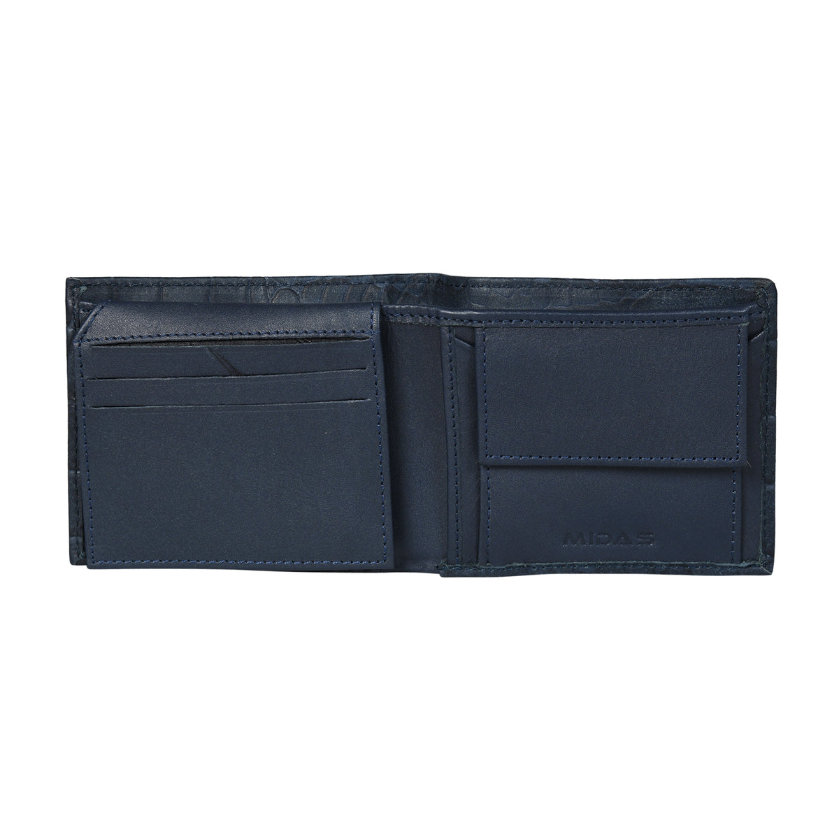 Men Crocodile Texture Leather Wallet