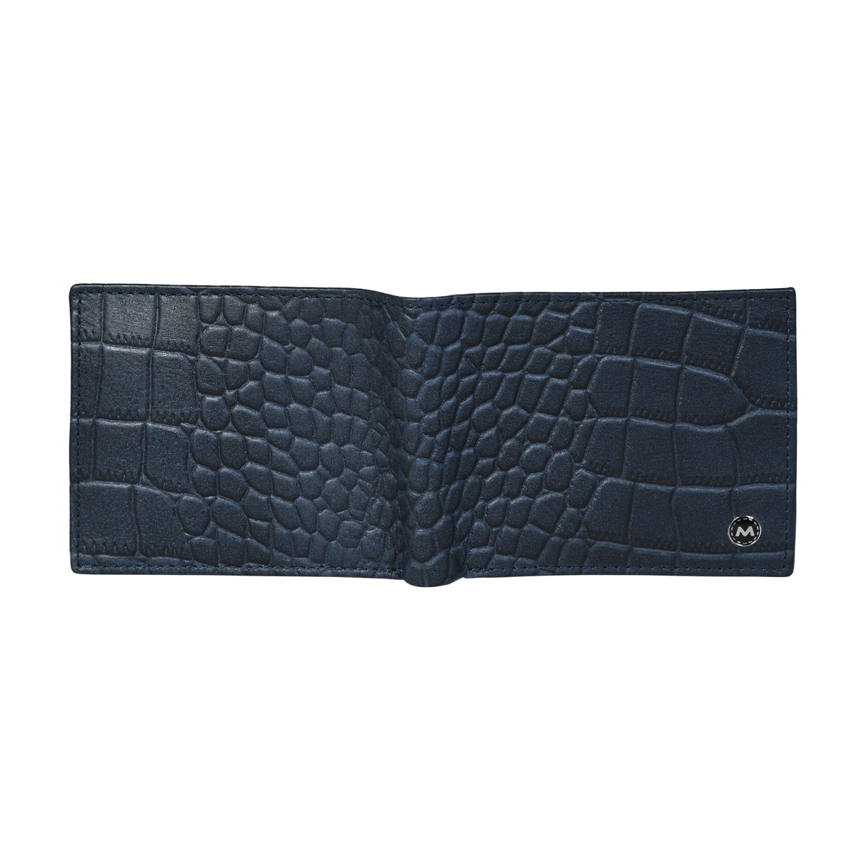 Men Crocodile Texture Leather Wallet