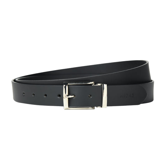 Men Oversize Leather Belt