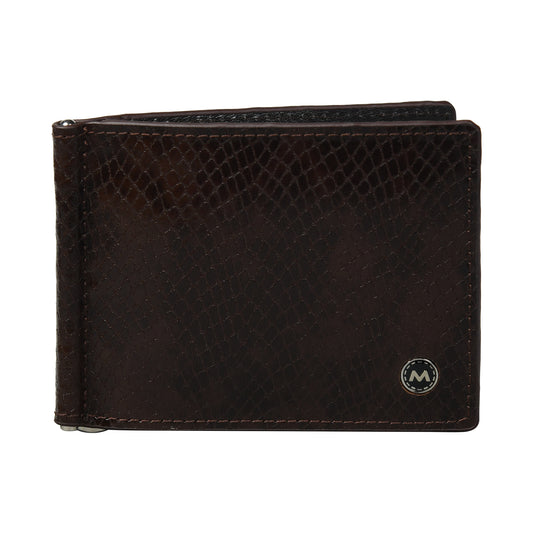 Men Premium Leather Money Clipper Wallet