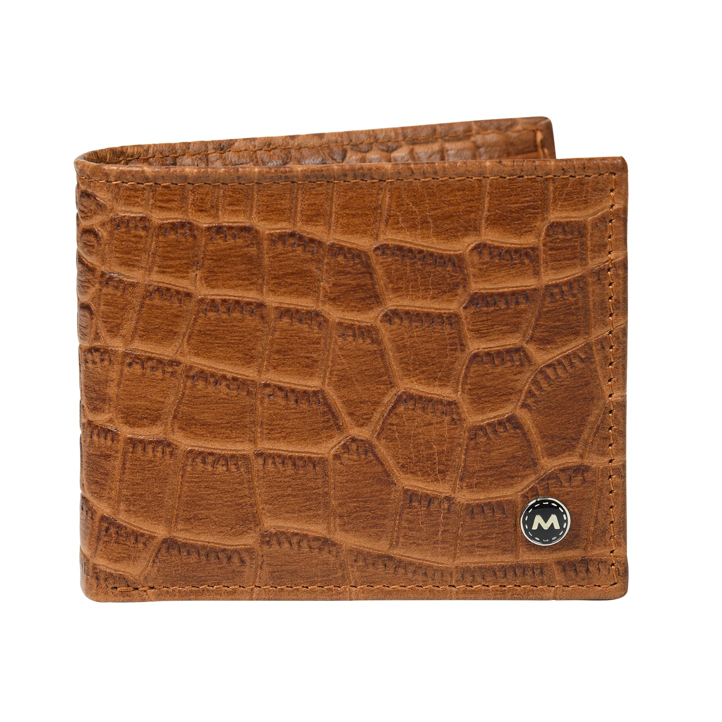Men Crocodile Texture Leather Wallet