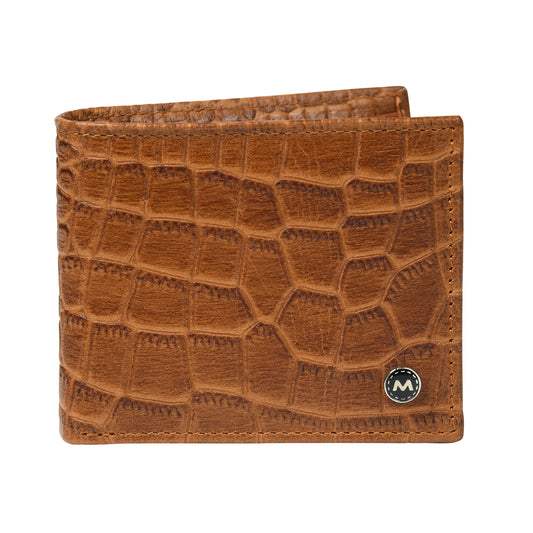 Men Crocodile Texture Leather Wallet