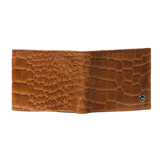 Men Crocodile Texture Leather Wallet